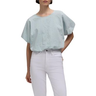 Hunter Crop Bubble Top in Surf Spray at Nordstrom Rack, Size X-Large