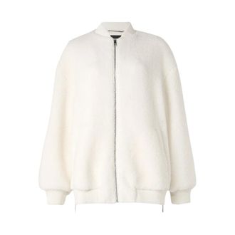 HUGO BOSS Dames, Jassen, Wit, Maat: S Fleece