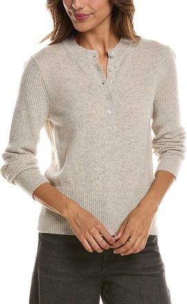 Fort&eacute; Cashmere Crewneck 100% Cashmere Henley
