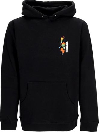 Ripndip Zwarte heren hoodie met trekkoord capuchon - Heren - Hoodies - Zwart - S - Katoen - Hoodies & sweatvesten