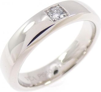 Van Cleef & Arpels Platinum 950 Band Ring (Pre-Owned)