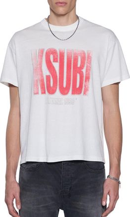 Ksubi Panthera Sid Oversize Hemp & Cotton Graphic T-Shirt in Off White at Nordstrom, Size Xx-Large