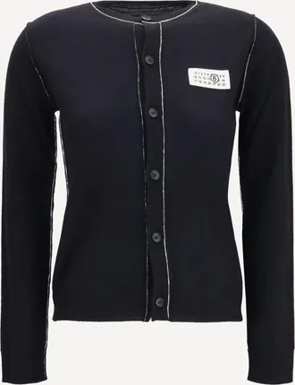 Maison Margiela Cardigan in misto lana con bottoni Woman L