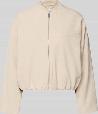 OPUS Blouson mit Brustleistentasche Modell Jamassi in Sand, Gr&ouml;&szlig;e 34