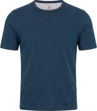 Brunello Cucinelli Ribbed Jersey T-Shirt