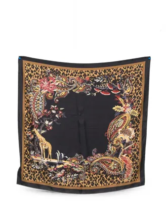 Etro Etro bedrukte zijden Foulard