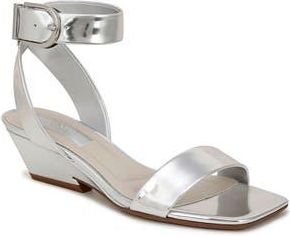 Franco Sarto Savini Ankle Strap Sandal in Silver at Nordstrom Rack, Size 8.5