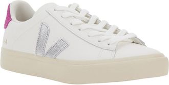 Veja Unisex Sneakers Campo White Leather Organic Traced Trainers