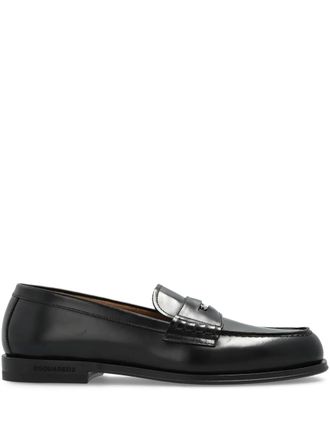 Dsquared2 penny loafers - women - Calf Leather/Calf Leather/Calf Leather - 37.5 - Black