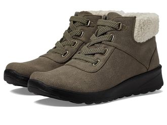 Bzees Generation Womens Boots Olive : 8.5 W, Textile