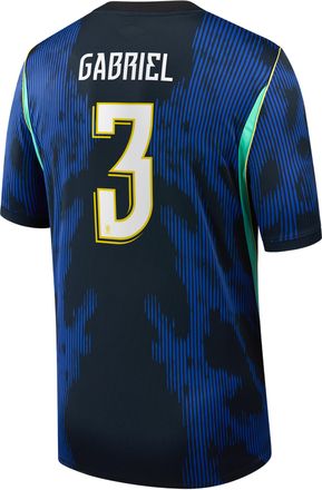 Nike Jordan Gabriel Magalh&atilde;es Brazil National Team 2026 Stadium Away Jordan Mens Dri-FIT Soccer Jersey in Blue | NN203940217-CBF