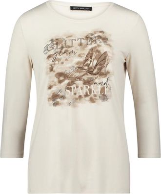 Betty Barclay Tops, Dames, Beige, 4Xl, Katoen, Basic Shirt