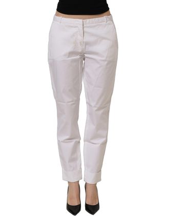 Fabiana Filippi Low Waist Straight Formal Trouser Womens Pants (Pre-Owned)