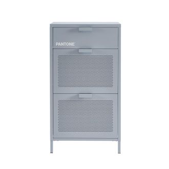 Pantone Mueble zapatero metal gris azul 55cm