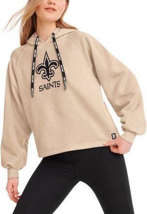DKNY Womens DKNY Sport Cream New Orleans Saints Debbie Dolman Raglan Pullover Hoodie at Nordstrom, Size Xx-Large