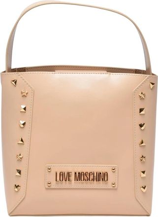 Love Moschino Tracolla a secchiello - Dames - Handtassen - Beige - ONE Size - Tassen