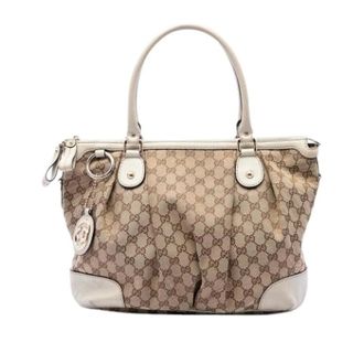 Gucci Borsa Satchel Pre-owned - - Pre-owned - Donna - Beige - ONE SIZE