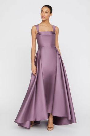 Theia Zendaya Mikado Square-Neck Gown in Chrome Lavender at Nordstrom, Size 10