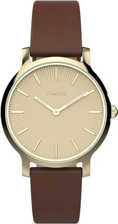Timex Transcend Leather Ladies Watch