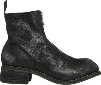 Guidi Bagageruimte - Dames - Enkellaarsjes - Zwart - 38 EU - Schoenen