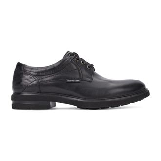 Mephisto Elegante Heren Zakelijke Schoenen - Heren - Veterlaarzen - Zwart - 46 1/2 EU - Schoenen