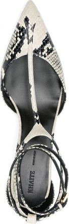 Khaite Womens Pumps Mia Natural Calfskin High Heel Shoes