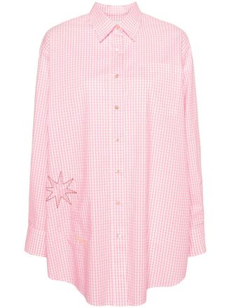 Forte_Forte Camicia a quadretti - Rosa