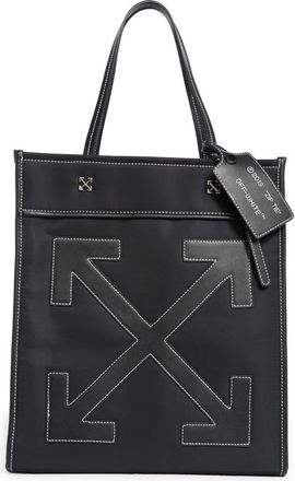 Off-white Large Boxy Denim Tote Bag in Black at Nordstrom Rack