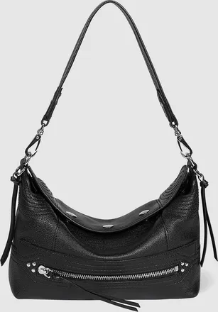 Jerome Dreyfuss Sac Lucky Hobo Small Noir Silver