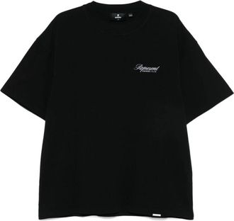 Represent Owners Club Script T-Shirt - Heren - T-shirts - Zwart - S - Katoen - Tops