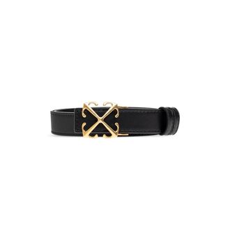 Off-white Belts, female, Black, Size: 85 CM Leather belt