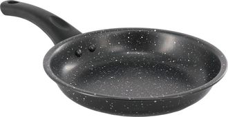 Gibson Home Delhi 8 Inch Round Nonstick Carbon Steel Frying Pan in White at Nordstrom