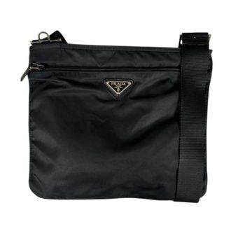 Prada Black Nylon Shoulder Bag (Pre-Owned)