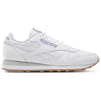 Reebok Mens Classic Leather - Running Shoes Footwear White/Blue/Gum Size 10.0