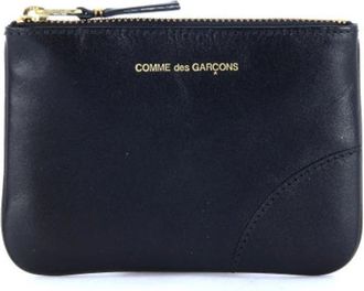 Comme Des Gar&ccedil;ons Accessoires, unisex, Zwart, ONE Size, Leer, Bustina Wallet