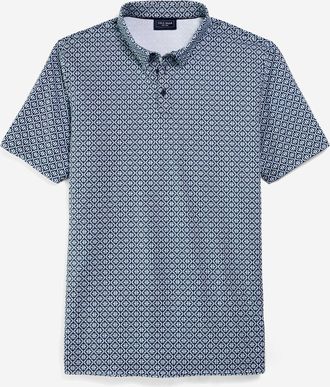 Cole Haan Mens Iconic Polo Shirt - Blue Size Medium