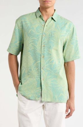 Kahala Hala Kahiki Jacquard Shirt in Teal at Nordstrom, Size Xx-Large