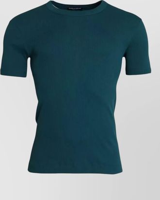 Dolce & Gabbana ribbed cotton short-sleeve t-shirt