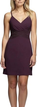 Jessica Howard Sequence Waist Cocktail Dress In Purple