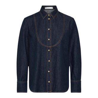 Inwear Denim Shirt - Dames - Spijkeroverhemden - Blauw - XS - Denim - Overhemden