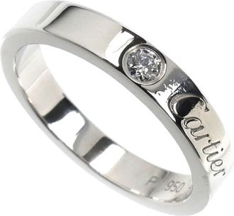 Cartier Platinum 950 Band Ring (Pre-Owned)