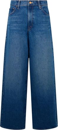 Mother Blue Relaxed High Rise Jeans