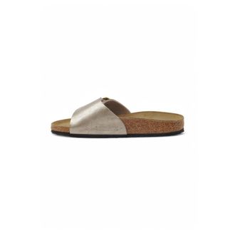 Birkenstock Catalina Luxe Buckle Narrow Fit - female - Birkenstock - Sliders - Brown - 6 UK - Shoes
