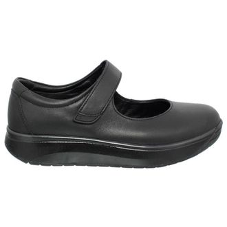 Joya Audrey II Leather Womens Slip On Shoes - Black - Size:UK 6.5