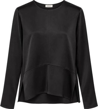 Dondup Camicia Blouse - Dames - Blouses & Shirts - Zwart - Maat: 2XS Viscose