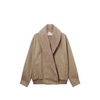 Stella McCartney Faux-shearling-trim Bomber Jacket