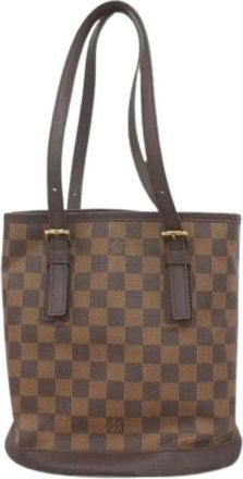 Louis Vuitton Pre-owned Bucket Bags, female, Brown, Size: ONE SIZE Pre-owned Vintage Bucket Bag