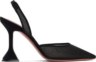 Amina Muaddi Holli Mesh Slingback Pumps, Brand Size 35 ( US Size 5 )