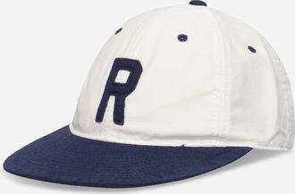 Polo Ralph Lauren Felt-Patch Chamois Ball Cap Deckwash White / Newport Navy