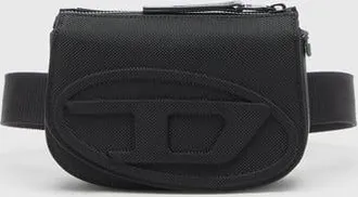 Diesel 1DR - Belt bag in nylon with Oval D - Belt bags - Unisex - Black